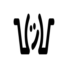 A black shopping cart icon with a notification bubble showing the number one indicating item count in cart