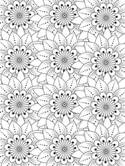 PrintFlowers Coloring Pages For Adules
