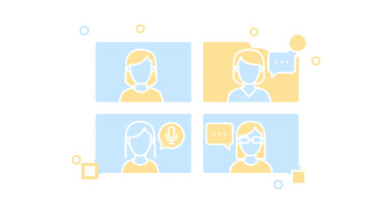 Online Meeting Communication Among Diverse Individuals in Digital Space for Business Purpose