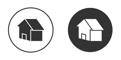 House icon. filled flat sign for mobile concept. Vector graphics