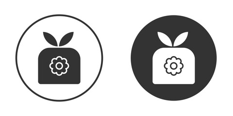 Furoshiki icon. filled flat sign for mobile concept. Vector graphics