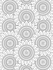 PrintFlowers Coloring Pages For Adules