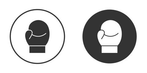 Boxing glove icon. filled flat sign for mobile concept. Vector graphics