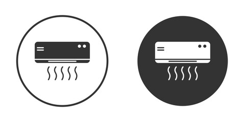 Obraz premium Air conditioner icon. filled flat sign for mobile concept. Vector graphics