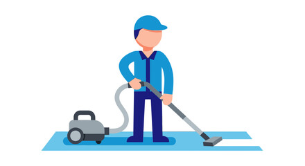 Professional Floor Cleaning and Maintenance Services Depicted in Contemporary Graphic Design