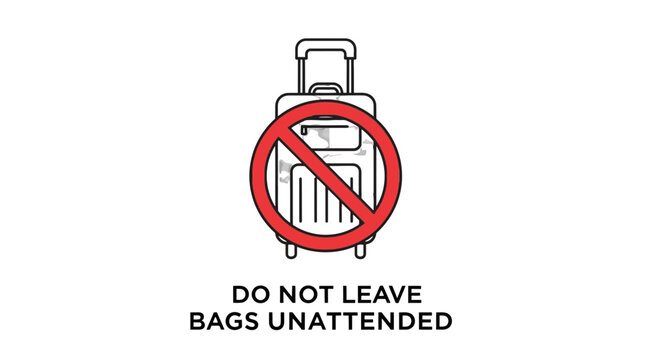 Prohibition Of Luggage Symbol On Black Background Illustrates Travel Restrictions Clearly