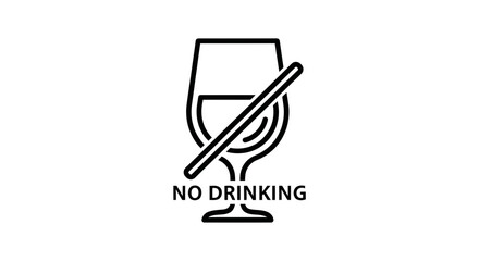 Prohibition Symbol: A Concise Visualization Announcing No Consumption Restriction Is In Place For