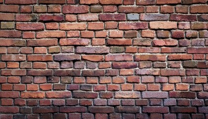 Obraz premium Une Texture Unique De Briques Anciennes Sur Un Mur Exterieur