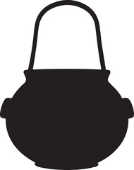 Trick-or-treat bag silhouette
