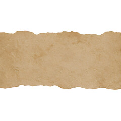 Realistic Torn Paper Scrap Isolated on Transparent Background PNG for Collage and Design Mockups