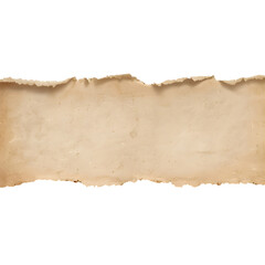 Realistic Torn Paper Scrap Isolated on Transparent Background PNG for Collage and Design Mockups