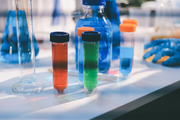 Researchers working in the clinical laboratory