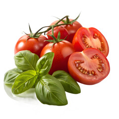 tomatoes and basil