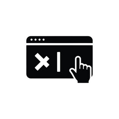 Command line interface with hand cursor icon cli programming coding software development terminal console