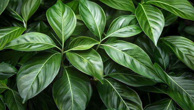 Fresh Green Leaves Of Xanthosoma Sagittifolium
