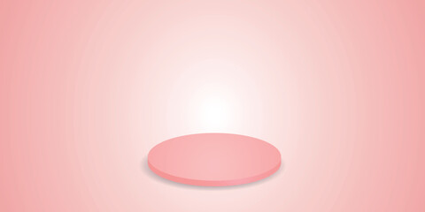 Valentine's Day podium banner. Template for gifting products