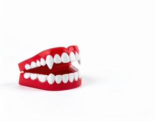Naklejka premium Plastic vampire teeth toy for Halloween costume