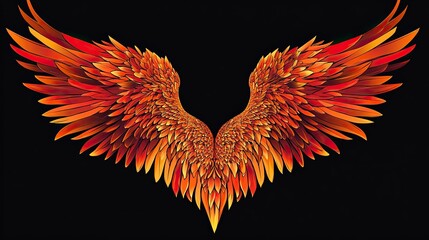 heart, vector, wings, wing, bird, illustration, love,