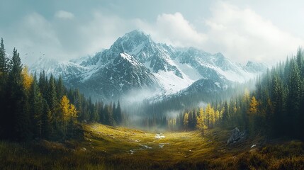 mountain, landscape, nature, mountains
