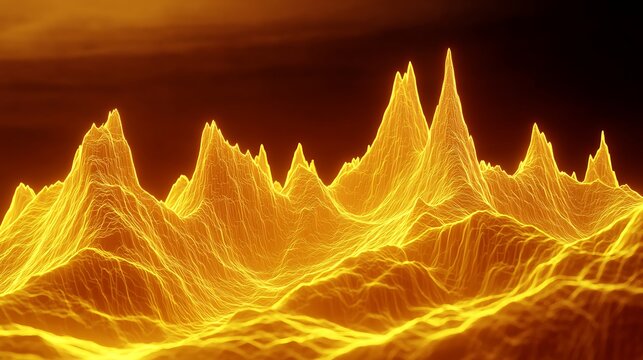 Majestic mountain landscape at sunrise or sunset with snow, clouds, and an alpine peak view