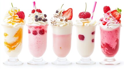 strawberry, fruit, drink, food, smoothie,