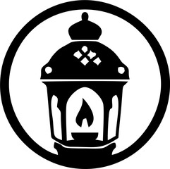 Beautiful Ramadan Light Candle Decoration with Glowing Lantern Ambience