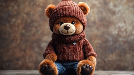 toy, animal, cute, brown, dog, isolated, fun, 