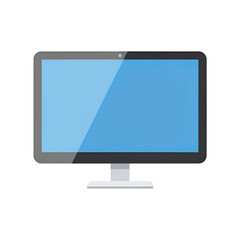 Illustration of a computer screen concept of technology and communication