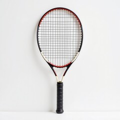 Classic Tennis Racket Isolated on White Background for Sports Use