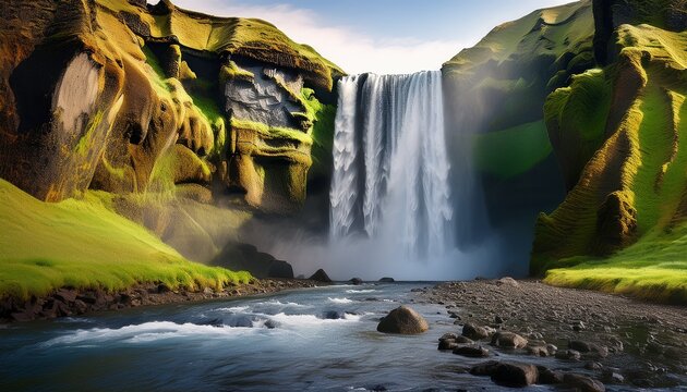 Iceland Waterfall