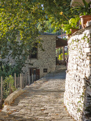 Fototapeta premium Village of Vizitsa at Pelion Mountain, Greece