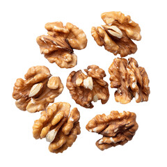 Fresh walnut halves natural healthy snack