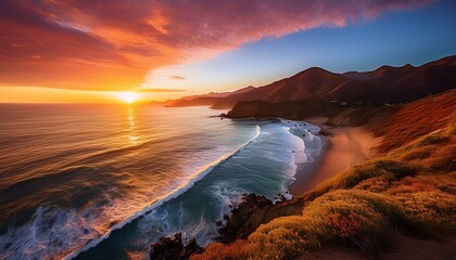 Obraz premium Anacapa Sunset