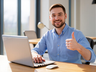 business man making face time video calling teleconference. using zoom or application for meeting online via laptop computer at home office. tutor giving online class E-learning concept