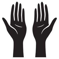 Fototapeta premium human hand vector line art