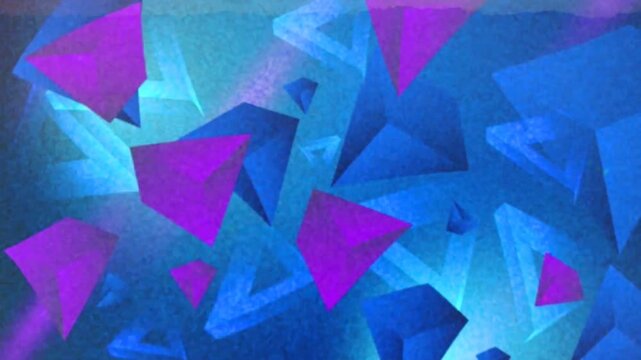 abstract blue background with triangles