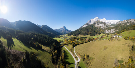 Gesaeuse and Admonter Reichenstein in Summer and Autumn