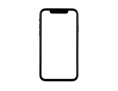 A sleek, black mobile communication device, screen off, centered against a dark background