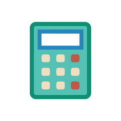 calculator icon clipart vector on transparent background
