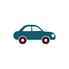 car icon clipart vector on transparent background