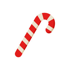 candy cane icon clipart vector on transparent background