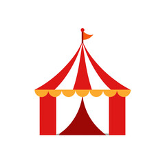 carnival tent icon clipart vector on transparent background