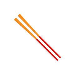 chopsticks icon clipart vector on transparent background