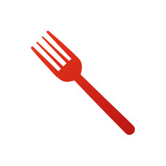 fork icon clipart vector on transparent background