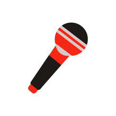 microphone icon clipart vector on transparent background