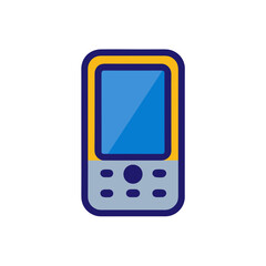 mobile phone icon clipart vector on transparent background