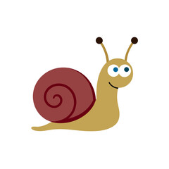 snail icon clipart vector on transparent background