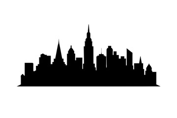 Obraz premium london skyline silhouette