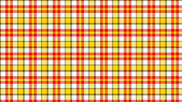 Bright Rainbow Plaid Loop - Vibrant Multicolor Tartan Pattern Scrolling Right Seamless