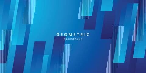 Abstract blue background with lines